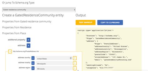 google schema markup generator.